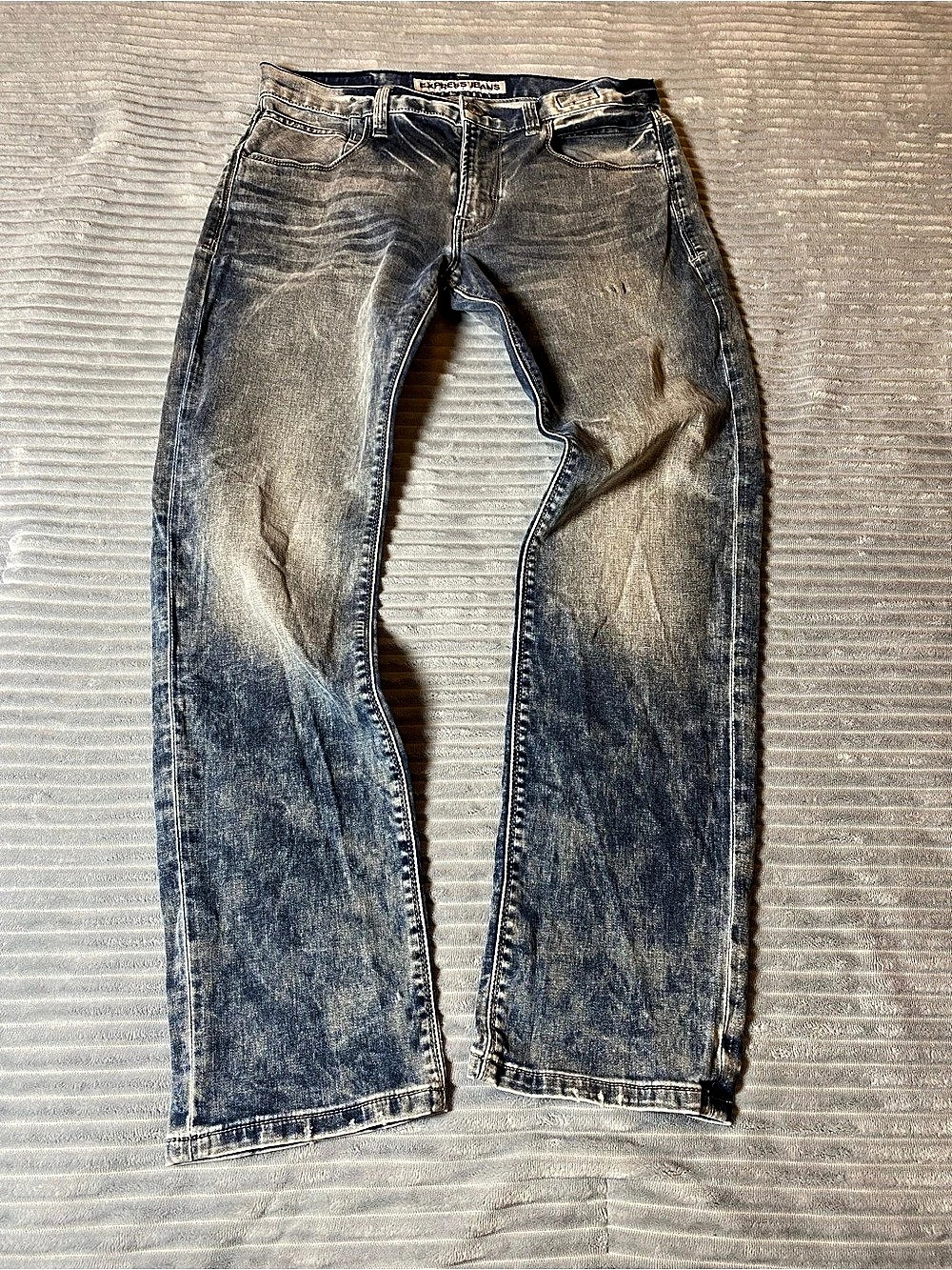 Express Rocco Slim Fit Skinny Leg Men's Jeans Waist 30 x 30 Blue